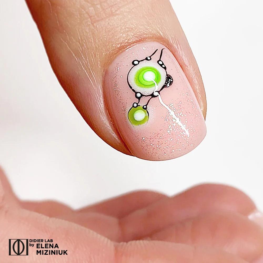 Gel Nail Polish, Didier Lab, Neon Green, 0.27 fl.oz / 8 ml