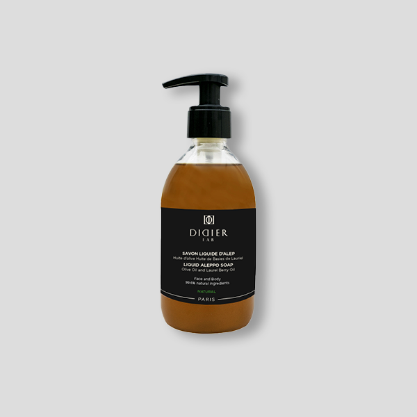 Jabón líquido d'Alepo "Didier Lab", Cosmos natural, 10.14 fl.oz / 300 ml