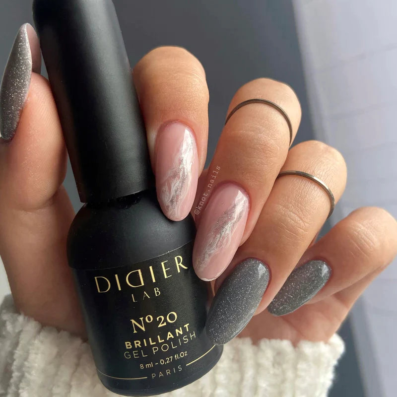 Gel Polish Brillant, Didier Lab, No. 20, 0.27 fl.oz / 8 ml