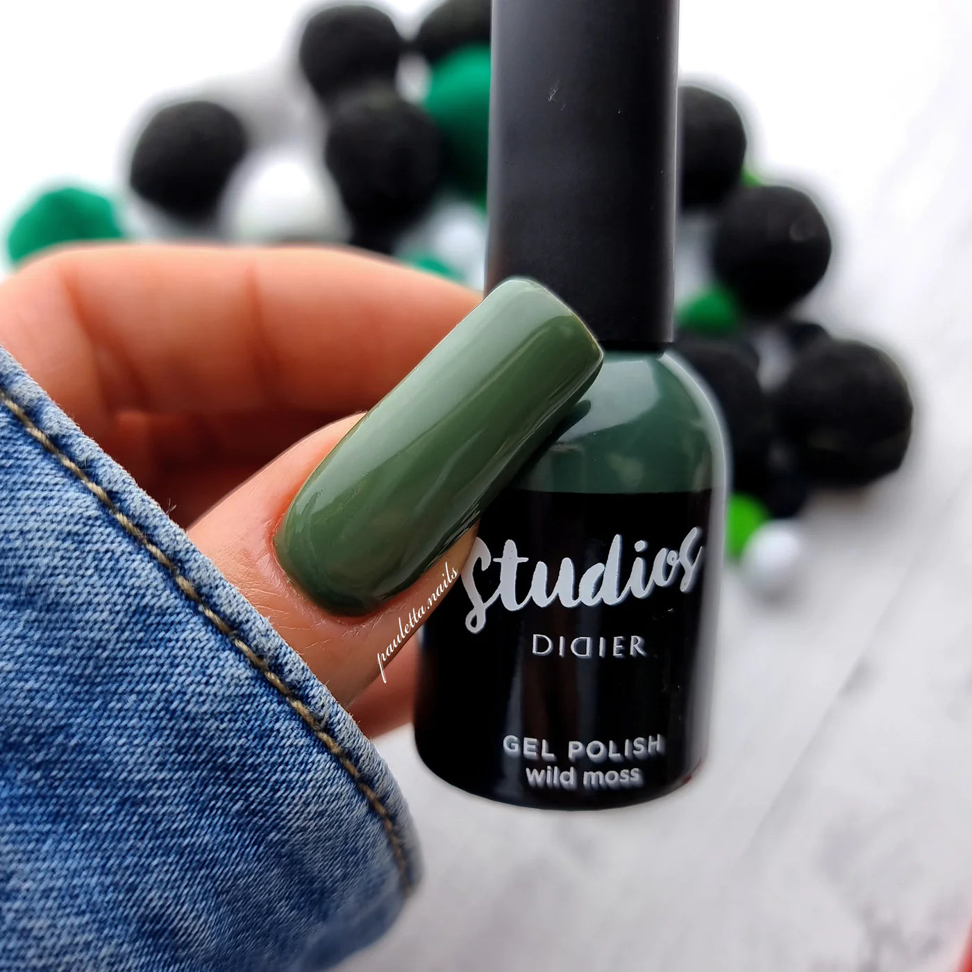 Gel Nail Polish, Didier Lab, Wild Moss, 0.27 fl.oz / 8 ml