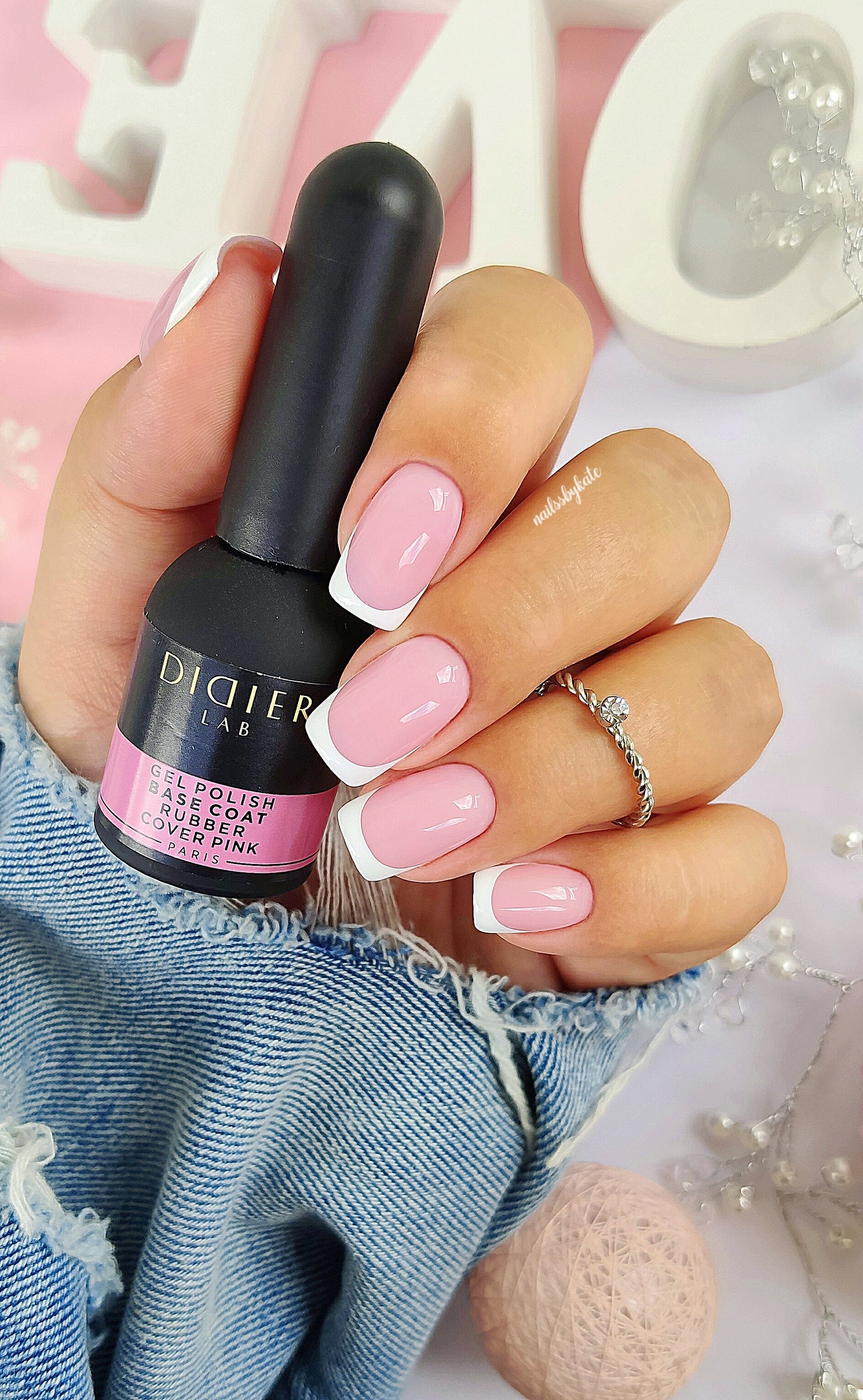 Gel Polish Rubber Base Coat, Cover Pink, 0.34 fl.oz / 10 ml