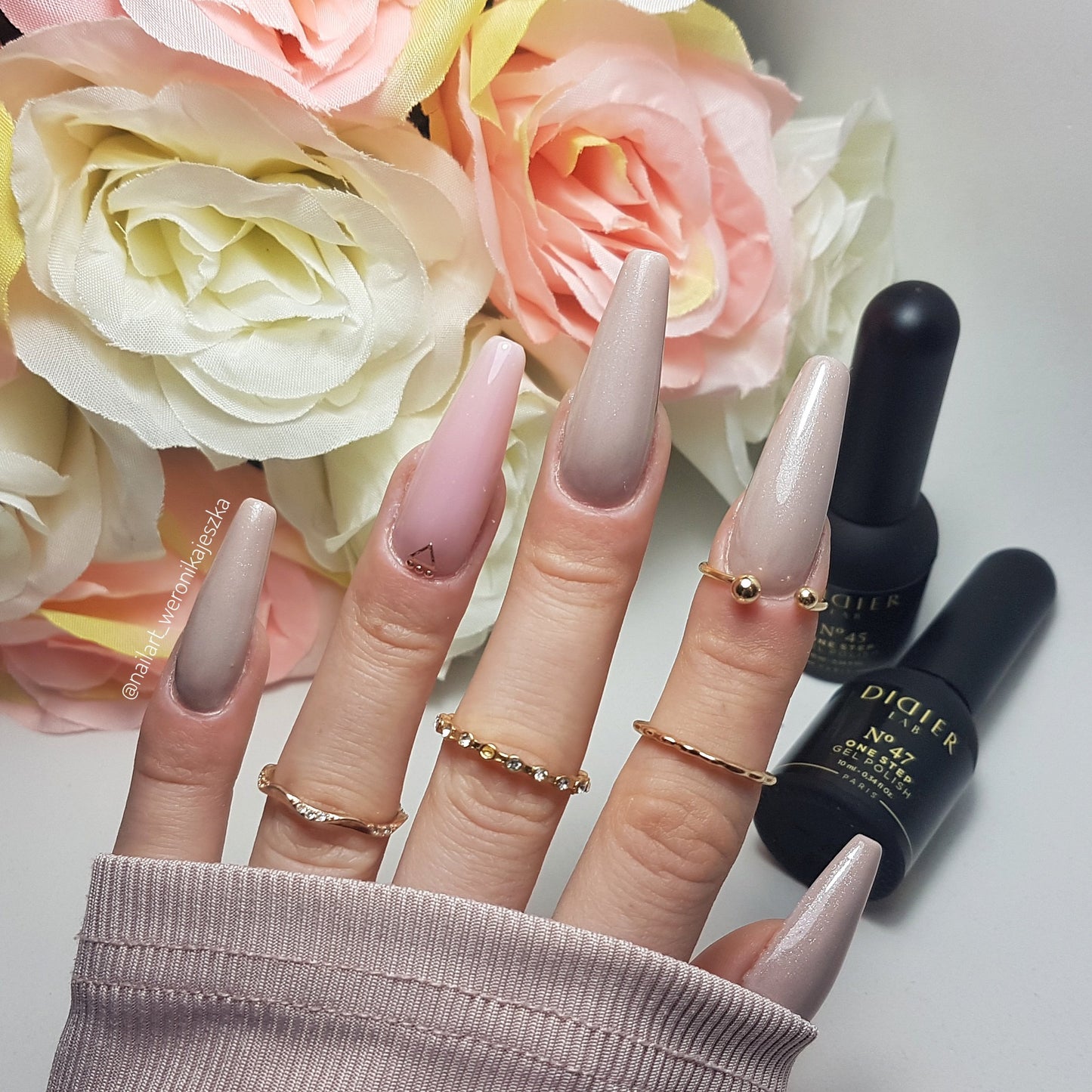 Esmalte en gel One Step "Didier Lab", No47, 0.34 fl.oz / 10 ml