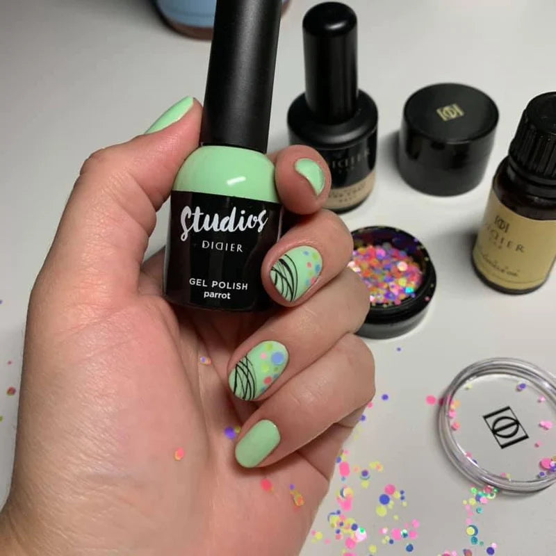 "Studios Didier" Gel Polish, Parrot, 0.27 fl.oz / 8 ml