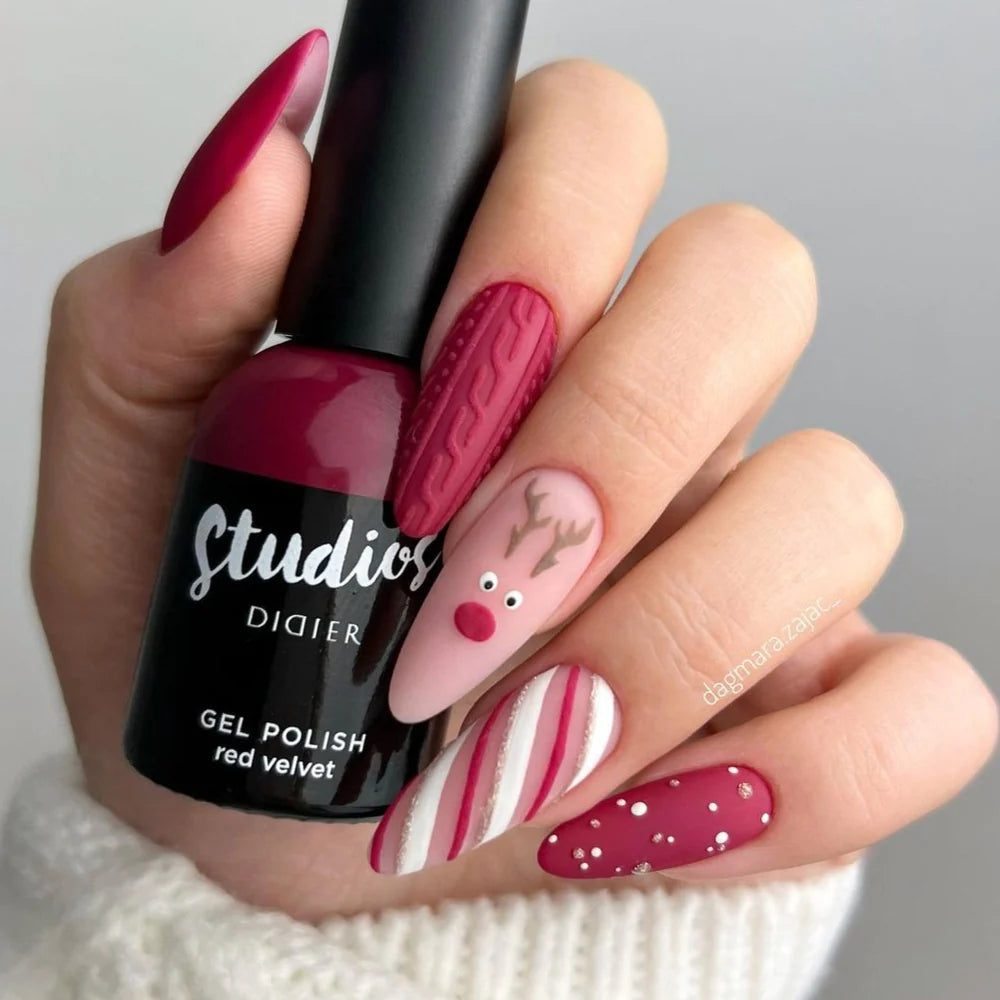 "Studios Didier" Gel Polish, Red Velvet, 0.27 fl.oz / 8 ml