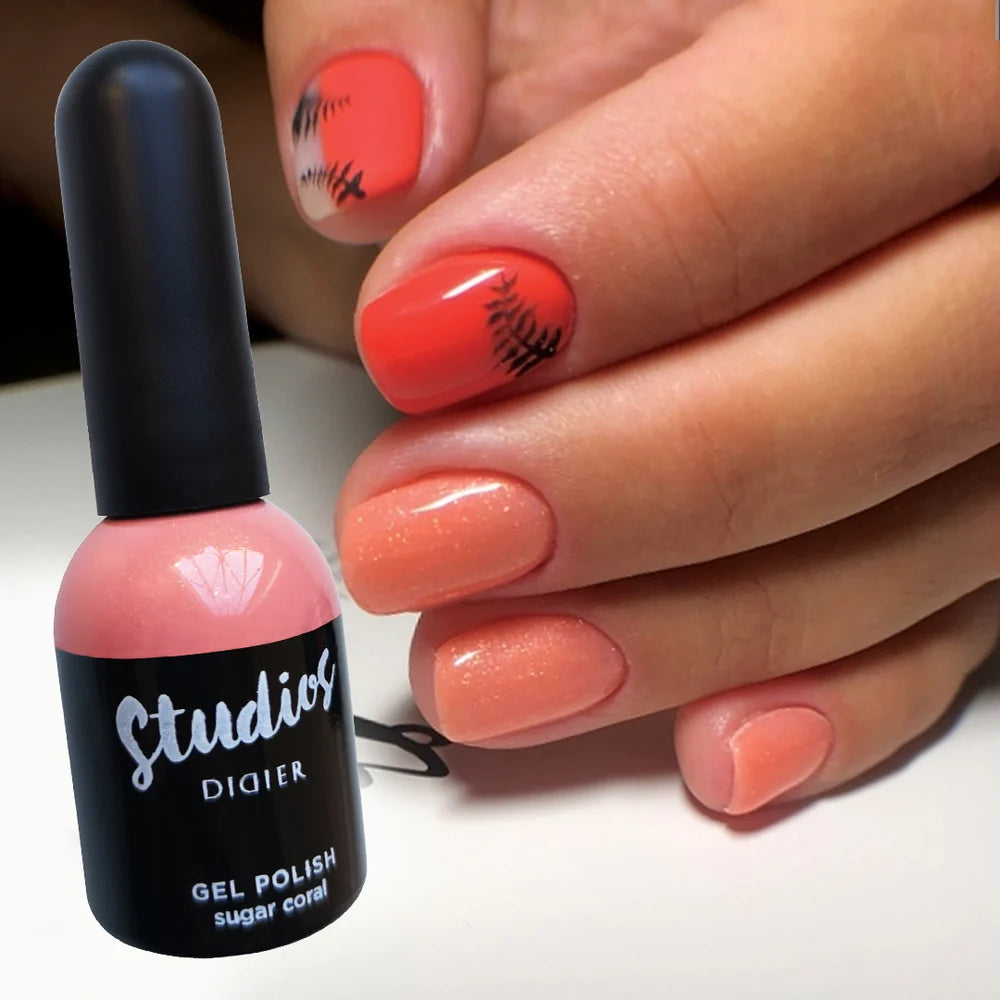 Esmalte en gel Studios, Coral de azúcar, 0,27 fl.oz / 8 ml