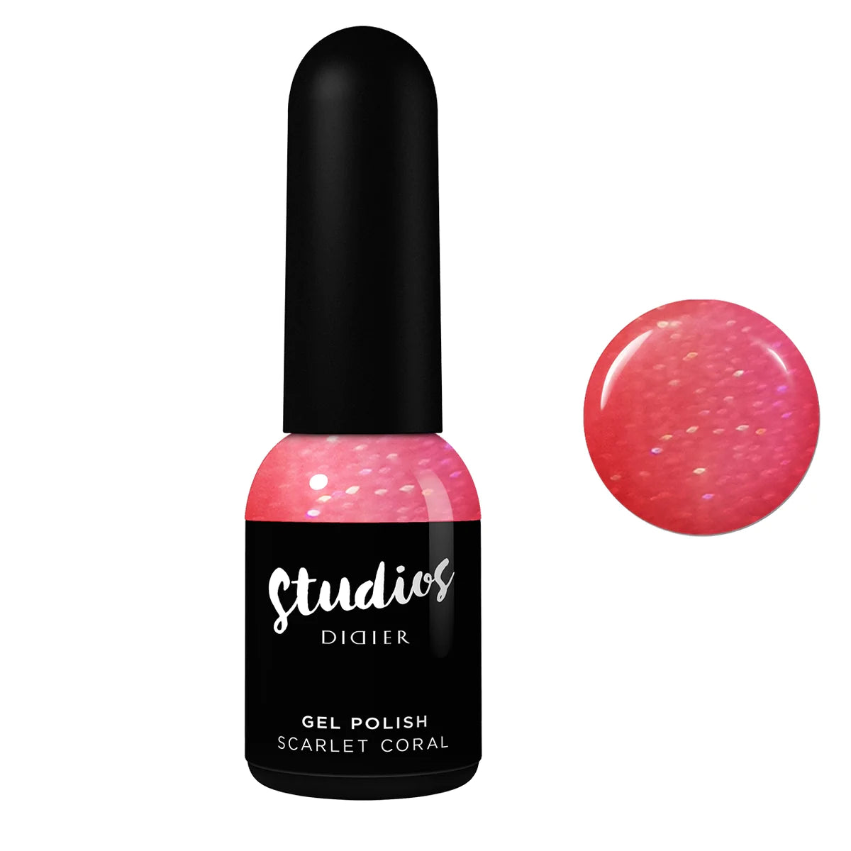 "Studios Didier" Gel Polish, Scarlet Coral, 0.27fl.oz/8ml