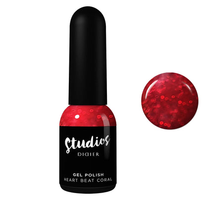 Esmalte en gel Studios, Coral latido del corazón, 0.27fl.oz/8ml