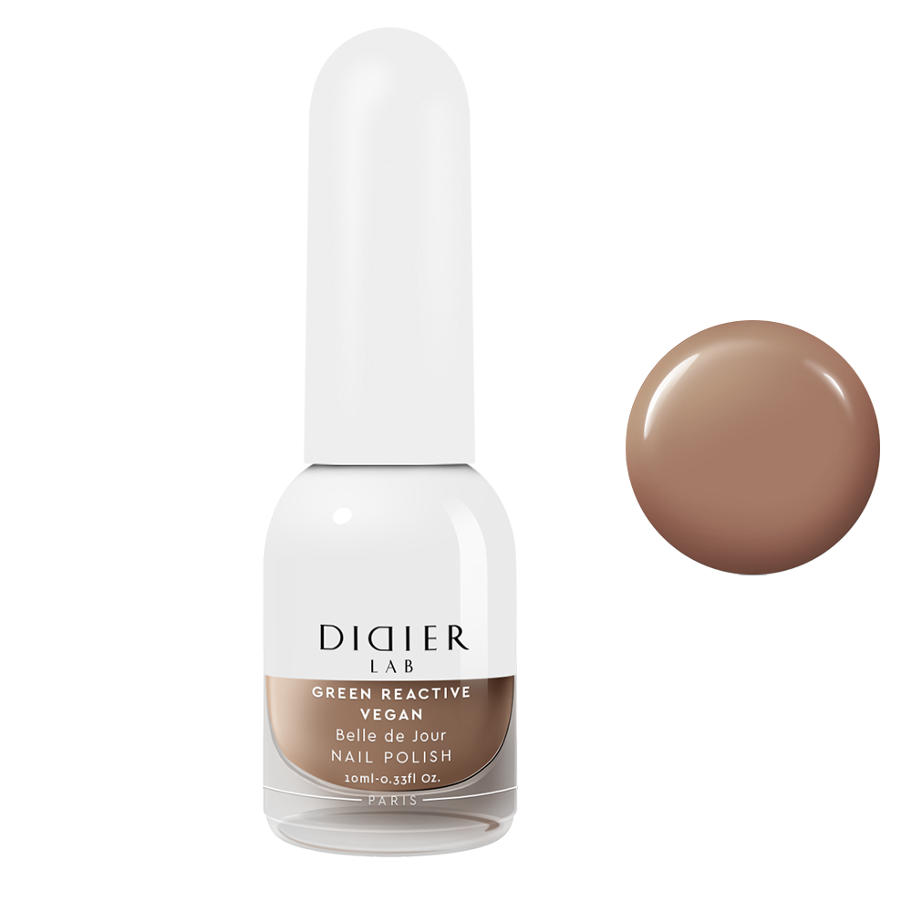 "Didier Lab" Vegan Nail Polish "Green Reactive", Belle De Jour, 0.34 fl.oz / 10 ml