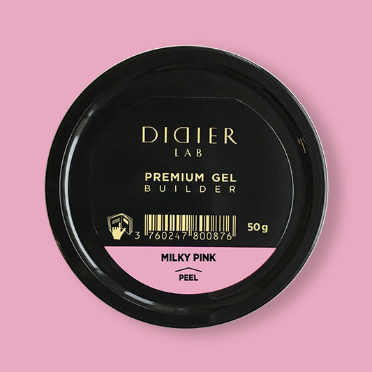Gel constructor premium "Didier Lab", rosa lechoso, 1,76 fl.oz / 50 g