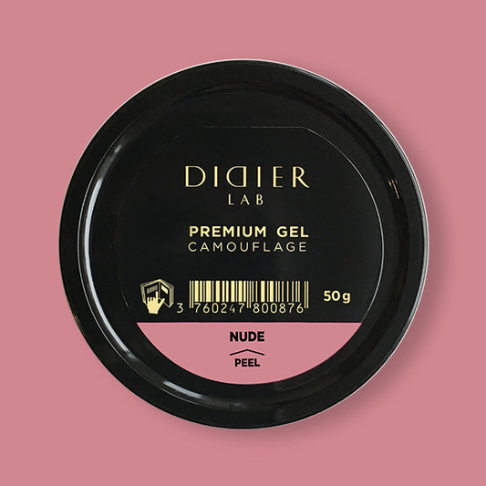 Gel de camuflaje premium "Didier Lab", color nude, 1,76 fl.oz / 50 g