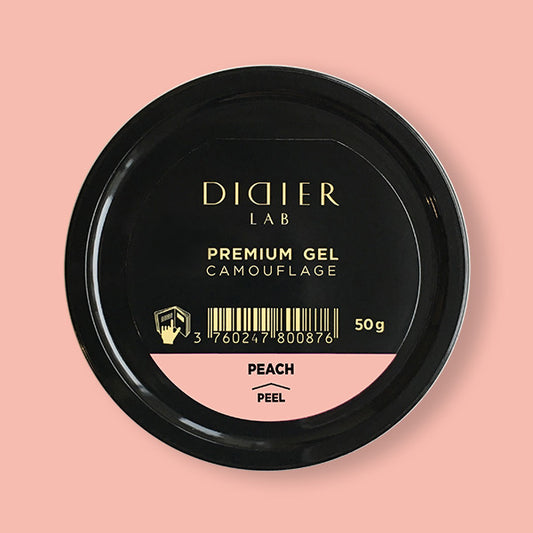 "Didier Lab" Premium Builder Gel, Peach, 1.76 fl.oz / 50 g