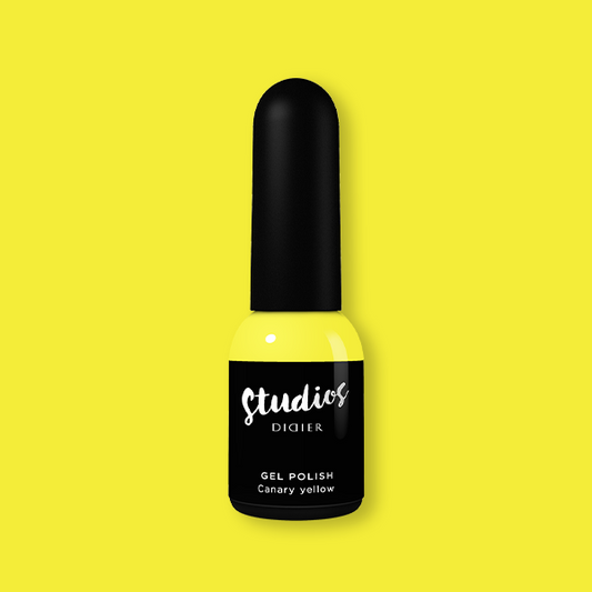 Esmalte en gel "Studios Didier", amarillo canario, 8ml, 404