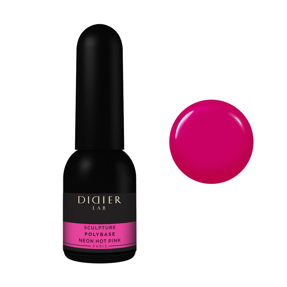 Escultura Polybase "Didier Lab", rosa intenso neón, 0,34 fl.oz / 10 ml 