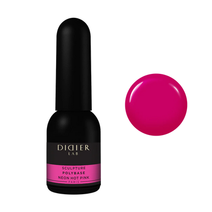 Escultura Polybase "Didier Lab", rosa intenso neón, 0,34 fl.oz / 10 ml 