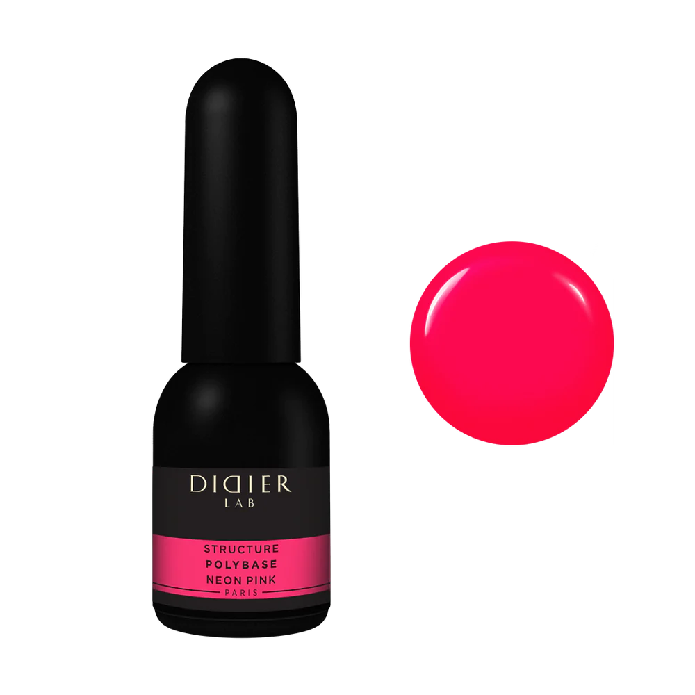 "Didier Lab" Sculpture Polybase, Neon Pink, 0.34 fl.oz / 10 ml