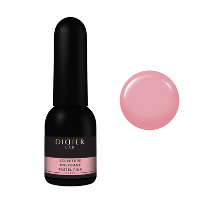 "Didier Lab" Sculpture Polybase, Pastel Pink, 0.34 fl.oz / 10 ml