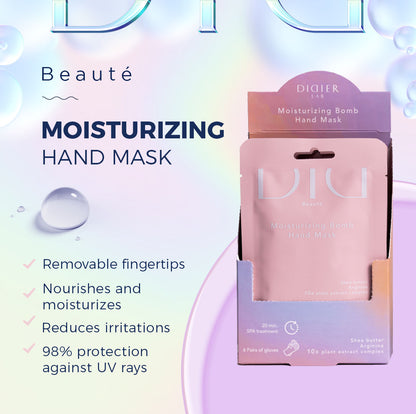 "Didier Lab" Moisturizing Hand BOMB Mask "Beaute", 6 psc