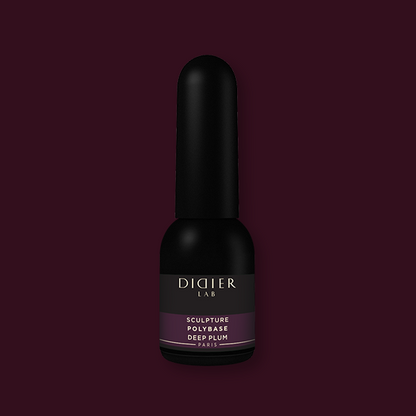 "Didier Lab" Sculpture Polybase, Deep Plum, 0.34 fl.oz / 10 ml