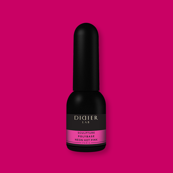 Escultura Polybase "Didier Lab", rosa intenso neón, 0,34 fl.oz / 10 ml 