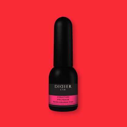 Escultura Polybase "Didier Lab", rosa naranja neón, 0,34 fl.oz / 10 ml 