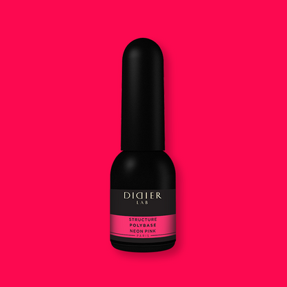 "Didier Lab" Sculpture Polybase, Neon Pink, 0.34 fl.oz / 10 ml