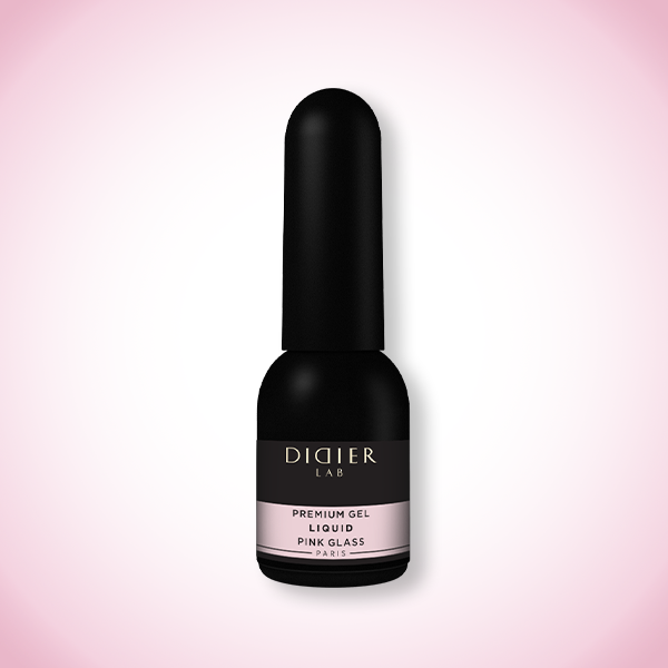 "Didier Lab" Premium Gel Liquid, Pink Glass, 0.34 fl.oz / 10 ml