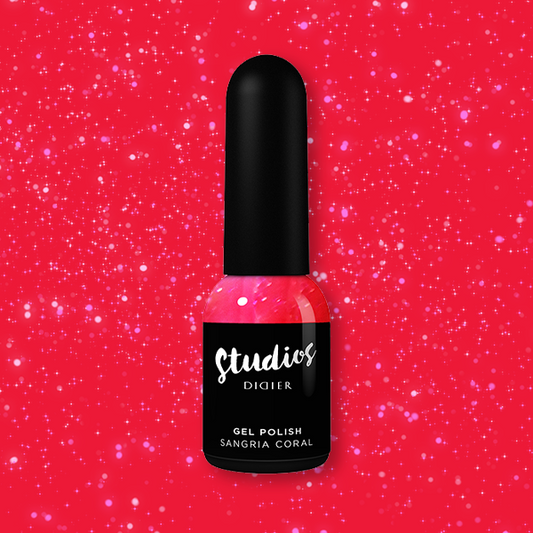 "Studios Didier" Gel Polish, Sangria Coral, 0.27 fl.oz / 8 ml