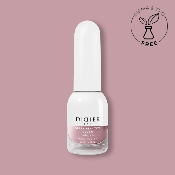 Esmalte de uñas vegano reactivo verde "Didier Lab", barbarella, 10ml