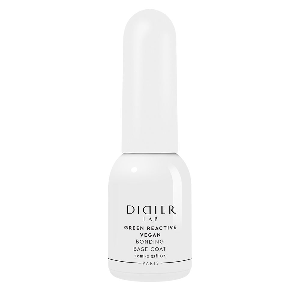 "Didier Lab" Vegan Nail Polish "Green Reactive", Bonding Base Coat, 0.34 fl.oz / 10 ml