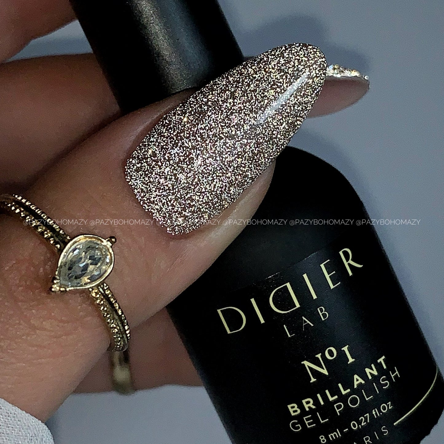 Esmalte en gel "Didier Lab", Brillant, No11, 8ml