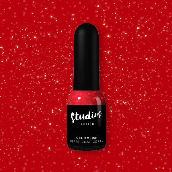 Esmalte en gel Studios, Coral latido del corazón, 0.27fl.oz/8ml