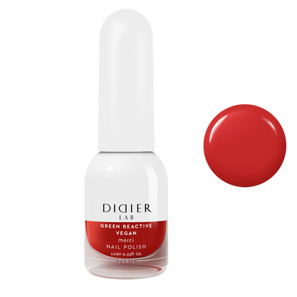 "Didier Lab" Vegan Nail Polish "Green Reactive", Merci, 0.34 fl.oz / 10 ml