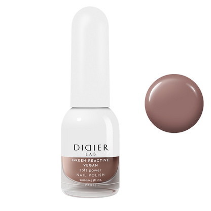 Esmalte de uñas vegano reactivo verde "Didier Lab", soft power, 10ml