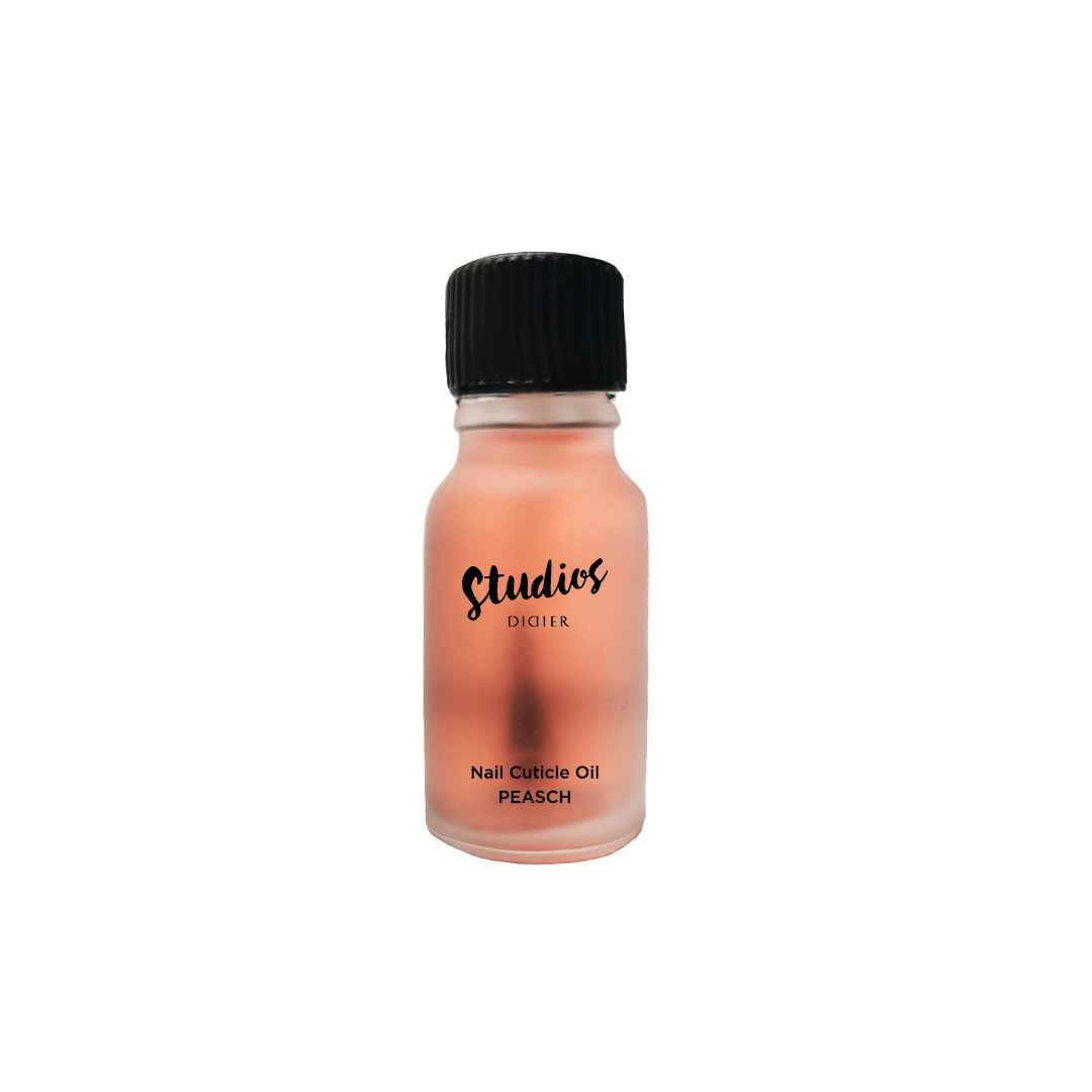 "Didier Lab" Nail Cuticle Oil, Peach, 0.34 fl.oz / 10 ml