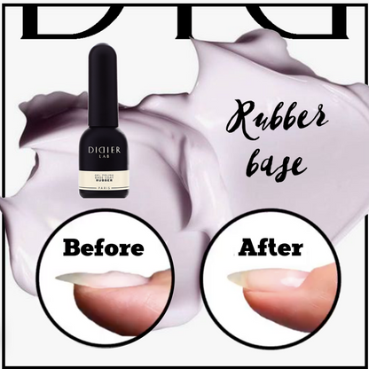 "Didier Lab" Gel Polish, Rubber Base Coat, 0.34 fl.oz / 10 ml