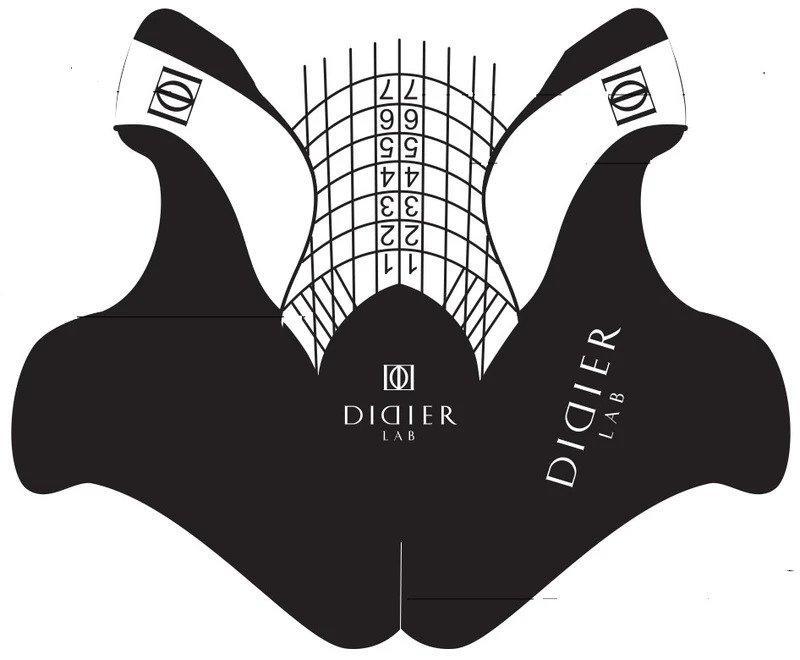 Moldes para uñas "Didier Lab", plástico, 100psc